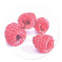 Raspberries Sticker