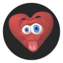 Raspberry Anti-Valentine Sticker Sheet sticker