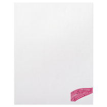 Raspberry Boulevard Striped Music Logo Customized Letterhead