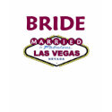 Raspberry BRIDE Married in Las Vegas T-Shirt