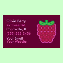 Raspberry Business Cards business cards