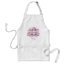 Raspberry City aprons by trennea Raspberry City aprons