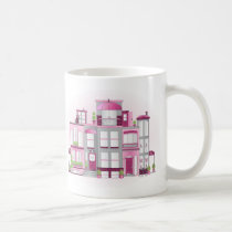 Raspberry City mugs by trennea Raspberry City mugs