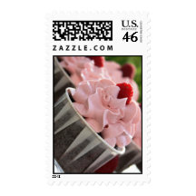 Raspberry Cupcake Stamps
