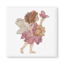 Raspberry Fairy Refrigerator Magnet