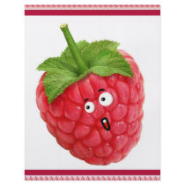 raspberry personalized flyer