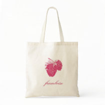 Raspberry (Framboise) Tote bags