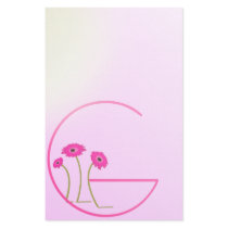 Raspberry Gerber Daisy stationery by samack Raspberry Gerber Daisy stationery