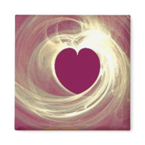 Raspberry Heart magnets