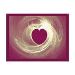 Raspberry Heart postcards