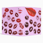 Raspberry Kiss Vinyl Binder