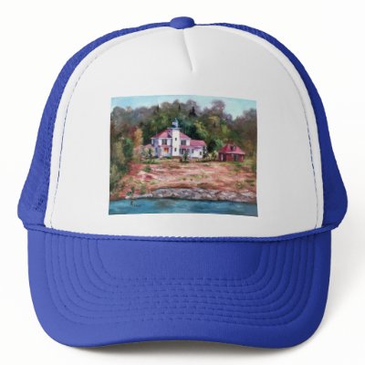 Raspberry Lighthouse Hat by bmthour