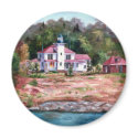 Raspberry Lighthouse Magnet