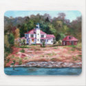 Raspberry Lighthouse Mousepad