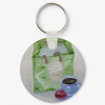 Raspberry Macaroon Keychain! by susanpaynetrutna Raspberry Macaroon Keychain!