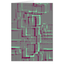 "Raspberry Mint" Geometric Art Poster cards by RLMdesignes "Raspberry Mint" Geometric Art Poster cards