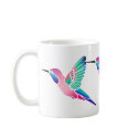Raspberry Mint Sorbet Hummingbirds mugs by ElainePlesser Raspberry Mint Sorbet Hummingbirds mugs