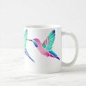 Raspberry Mint Sorbet Hummingbirds mugs by ElainePlesser Raspberry Mint Sorbet Hummingbirds mugs