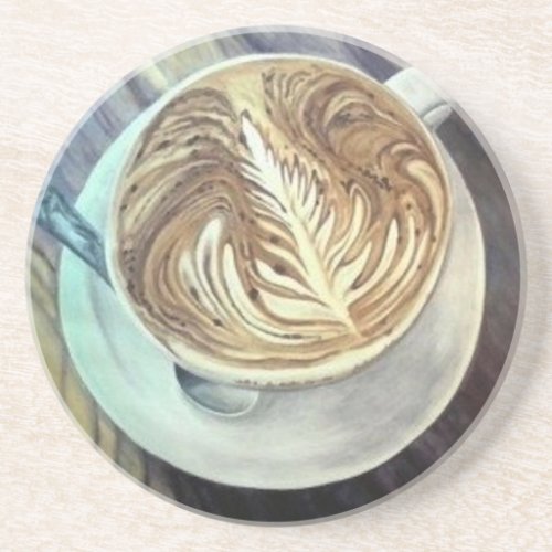 Raspberry Mocha Coaster