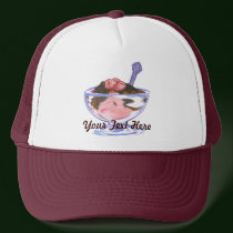 Raspberry Mousse Hat by Customizables Raspberry Mousse Hat