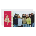 Raspberry Plaid Tree & Snowflake Merry Christmas