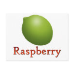 Raspberry Postcard