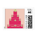 RASPBERRY WEDDING CAKE postage