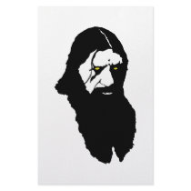 Rasputin--Black Customized Stationery