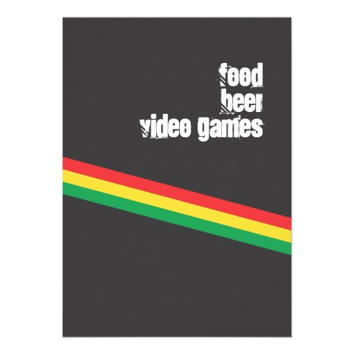 Rasta Birthday Invitation