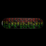 rasta color graffiti  deck skateboards