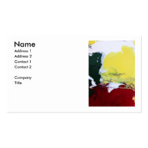Rasta Flag Business Card Template