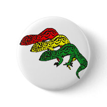 Rasta Geckos buttons by Studio16a Rasta Geckos buttons
