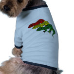 Rasta Geckos Dog Shirt