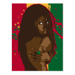 Rasta Girl Post Cards