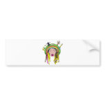 rasta hippie babe bumper stickers