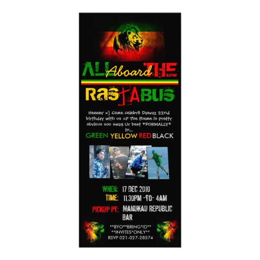 Rasta Invitation