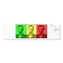 Rasta Lincoln Bumper Sticker