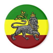 Rasta Lion magnets