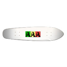 rasta mona lisa skateboard deck