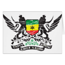 Rasta Nation Greeting Card