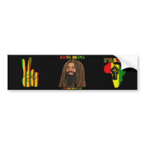 Rasta Obama for President 2012 Bumper Stickers