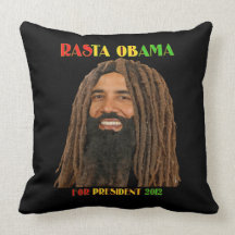 Rasta Obama for President American MoJo Pillow