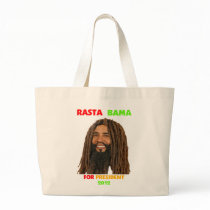 Rasta Obama, Rasta Bama for President 2012 Tote Bags