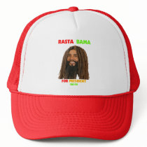 Rasta Obama, Rasta Bama for President 2012 Mesh Hats