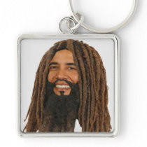 Rasta Obama, Rasta Bama for President 2012 Keychains