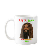 Rasta Obama, Rasta Bama for President 2012 Coffee Mugs