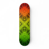 Rasta Paisley skateboards