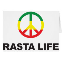 Rasta Peace Card