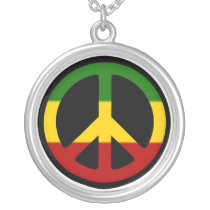 Rasta Peace Necklace