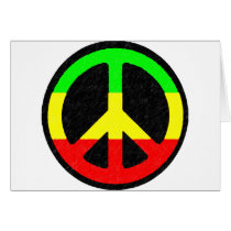 Rasta Peace-Sign cards